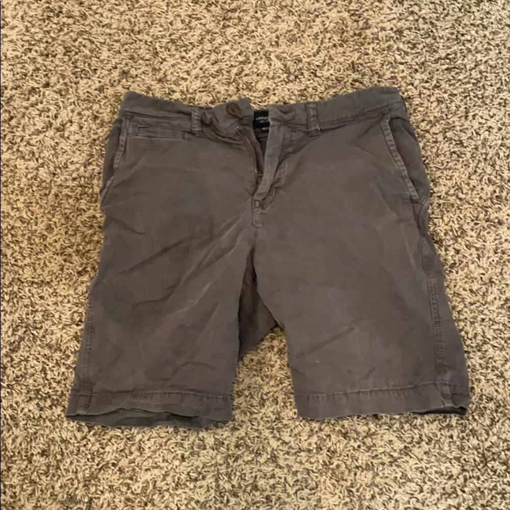 AE grey shorts